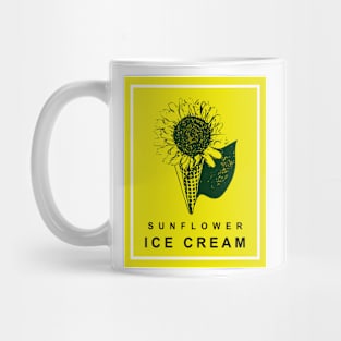 sunflower ice cream Mug